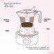 Гейзерна кавоварка з подвійним клапаном MHW-3BOMBER Double Valve Moka Pot 100 мл Блакитна 22271888 фото 6