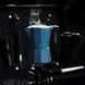 Гейзерна кавоварка з подвійним клапаном MHW-3BOMBER Double Valve Moka Pot 100 мл Блакитна 22271888 фото 3
