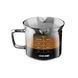 Мерная стеклянная емкость с двойным носиком для эспрессо MHW-3BOMBER Glass Measuring Cup 120 мл Серая bf0488a2 фото